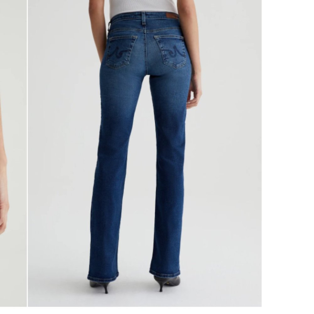 NEW AG Jeans Angel Extended Bootcut Denim  women Jeans - Low Rise 252 - Picture 2 of 11
